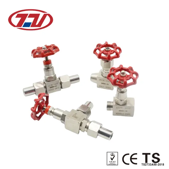 High Temperature Thread Stainless Steel SS304 SS316 Forged Female Needle Valve