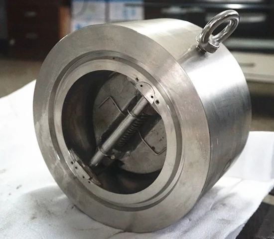 Невозвратный обратный клапан с двухдисковым диском из нержавеющей стали (H76H)